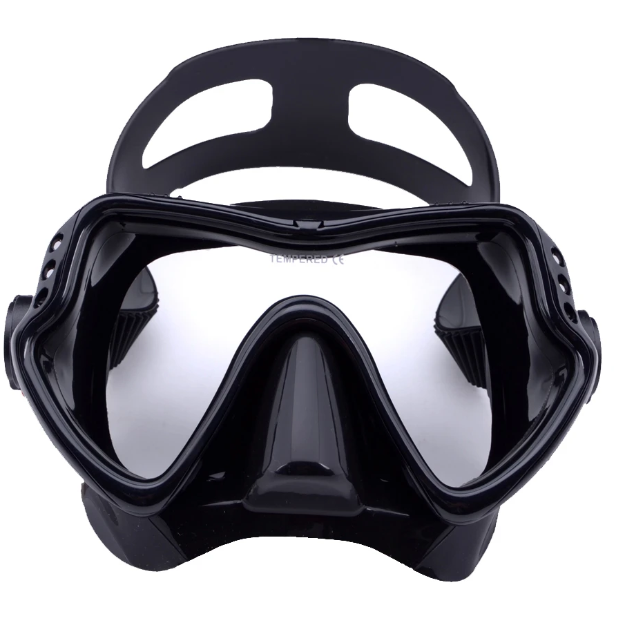 Óculos Mergulho Snorkel Lentes Uv Profissional Preto