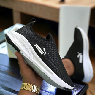 Tenis Sapatênis feminino Puma Slip on Leve,sem cadarço promoção da farbrica promoção relapago confortavel esportivo Tênis meia feminino academia confortável leve sem