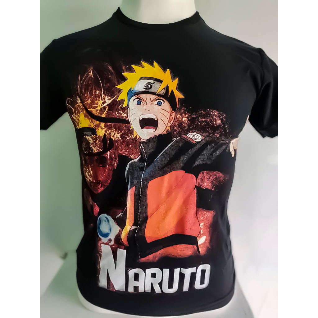 A camiseta Naruto que todo fã do anime precisa ter - Camisetas anime 30.1  penteada e reforçada, 100% algodão estampa no tamanho Gigante!