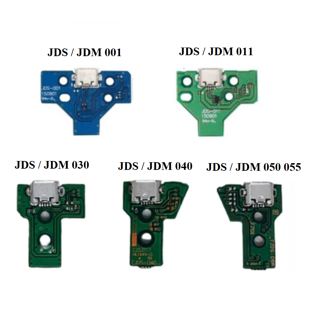 Placa Carregamento Usb Compativel Controles PS4 JDS JDM 001 011/020 030 040 050/055 + Flat