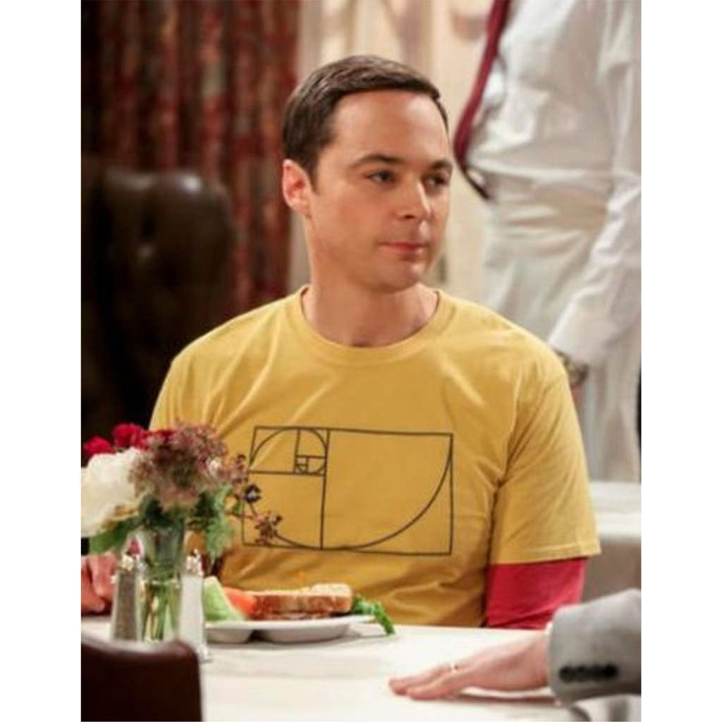 Camiseta do Sheldon Cooper A Sequência de Fibonacci