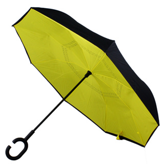 Guarda Chuva Sombrinha Semiauto Feminina Masculina Invertido Reforçado Abre Fecha Ao Contrário Duplo Tecido