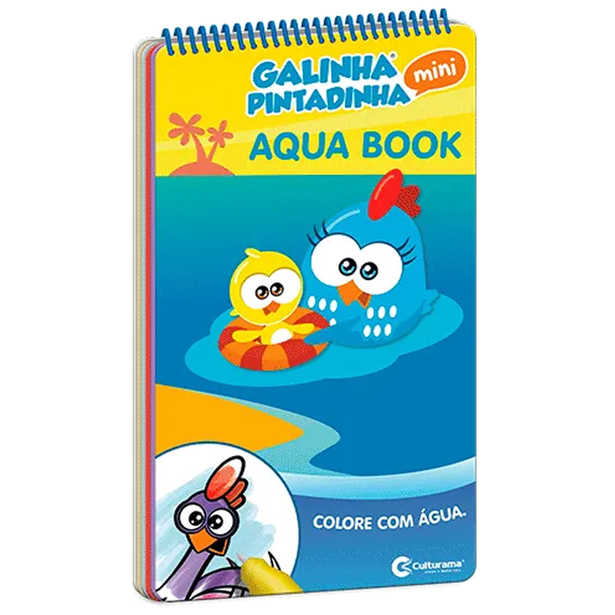 Livro Aquabook Galinha Pintadinha Pintar Com Agua Culturama Infantil ...