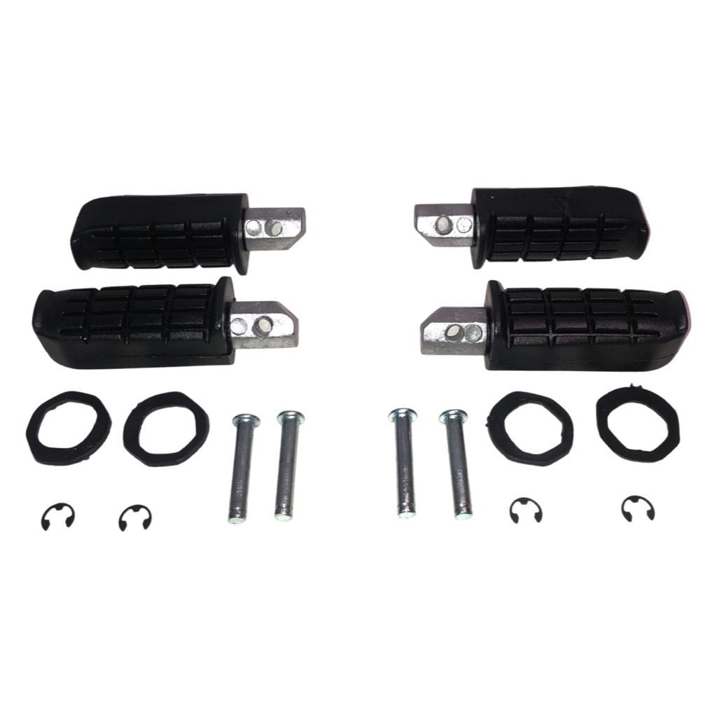 Pedaleira Cbx250 Twister Cb300 Traseiras + Dianteiras Conjunto 4 Peças