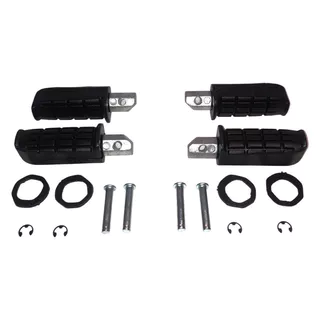 Pedaleira Cbx250 Twister Cb300 Traseiras + Dianteiras Conjunto 4 Peças