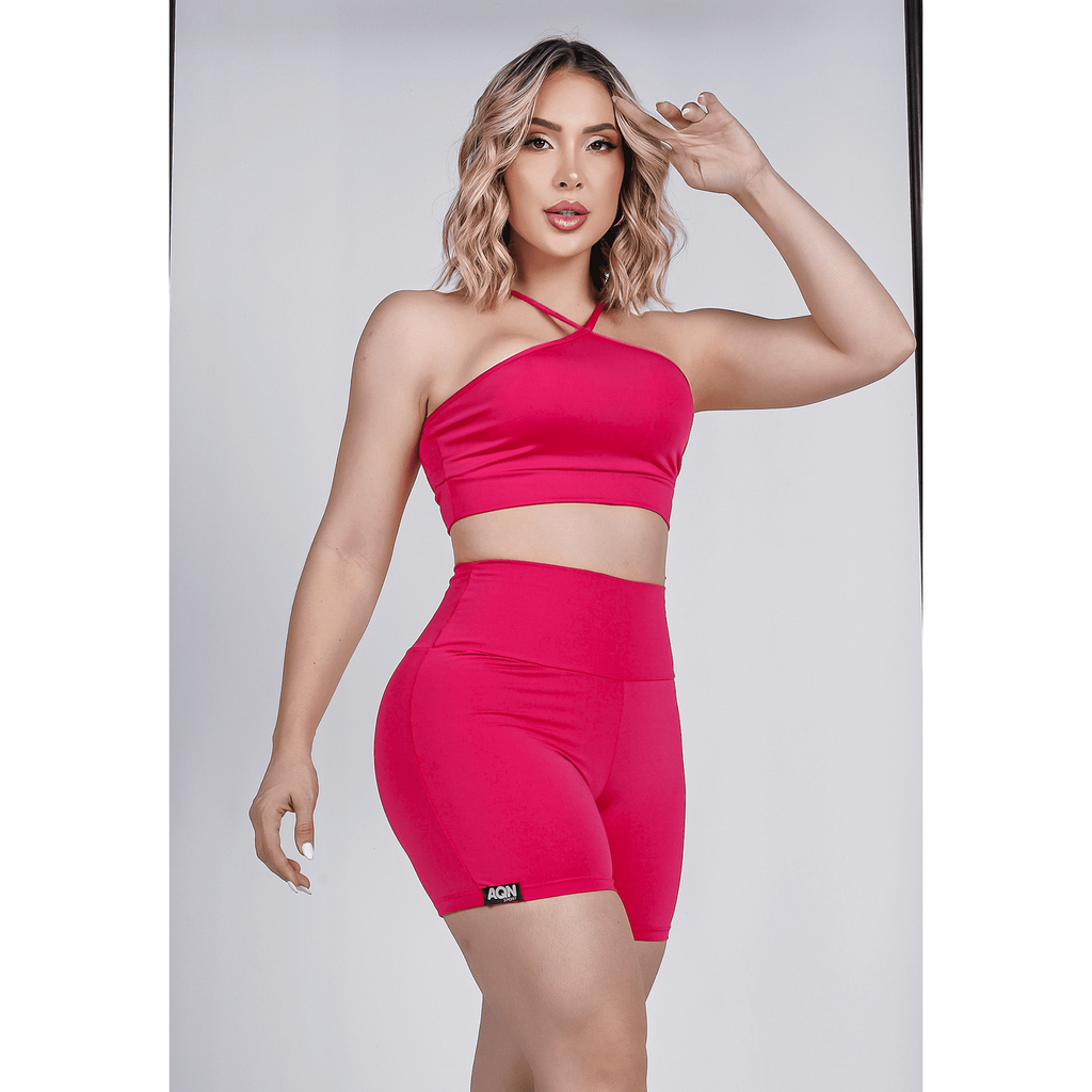 Conjunto Fitness Grace Rosa Pink Fitness Feminino =Academia Yoga e ...
