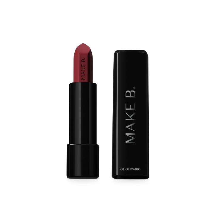 Batom Mate Vermelho Red Supreme Make B. 4g | Shopee Brasil