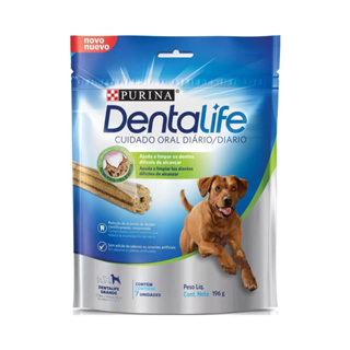 Petisco DentaLife Cães Adultos Grandes 7 unidades 196G Combo com 4 unidades