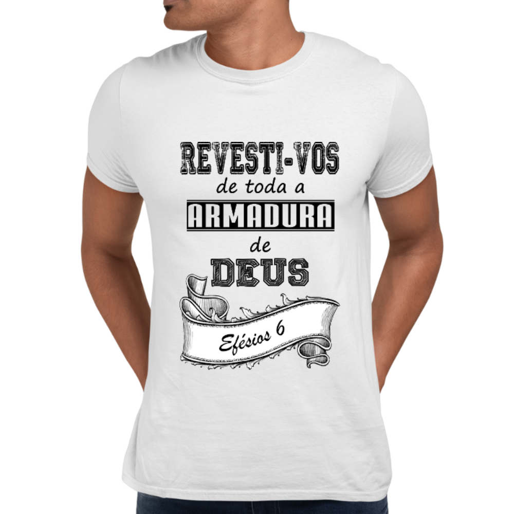 Camiseta Revesti Vos De Toda Armadura De Deus Religiosa Igreja Jesus Shopee Brasil