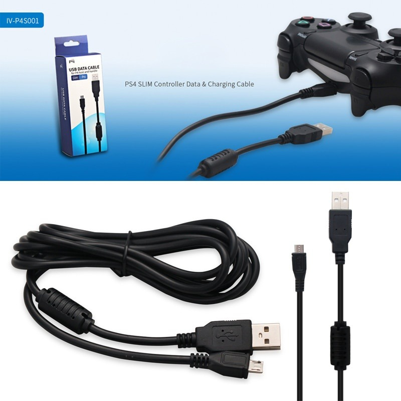 Cabo Alimentação Turbo Usb V8 Carregar 2 Metros Controle Dualshock