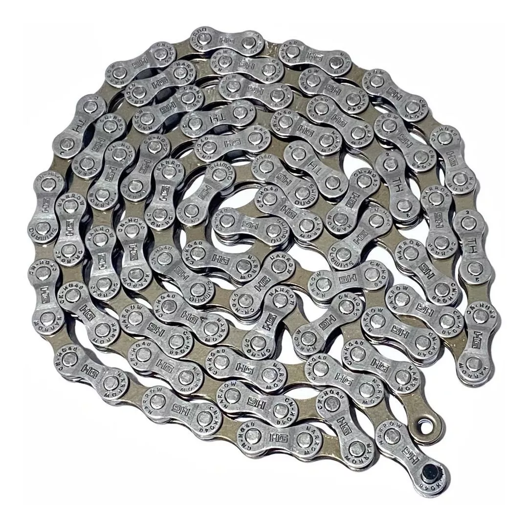 corrente shimano hg40 para 6 7 ou 8 velocidades 116 elos