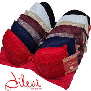 Conjunto de Lingerie VIP Calcinha e Sutiã. Kit/ 5 conjuntos.