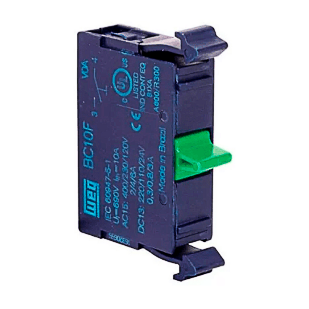 Bloco De Contato Weg Para Csw 1na Bc10f-csw Unitário | Shopee Brasil