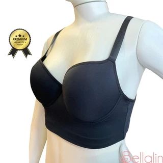 Sutiã Plus Size Lateral Larga Soutien Reforçado Base Dupla Larga Bojo 46 48 50 52 54 Alça Larga Básico Reforçado Tamanho Grande Especial