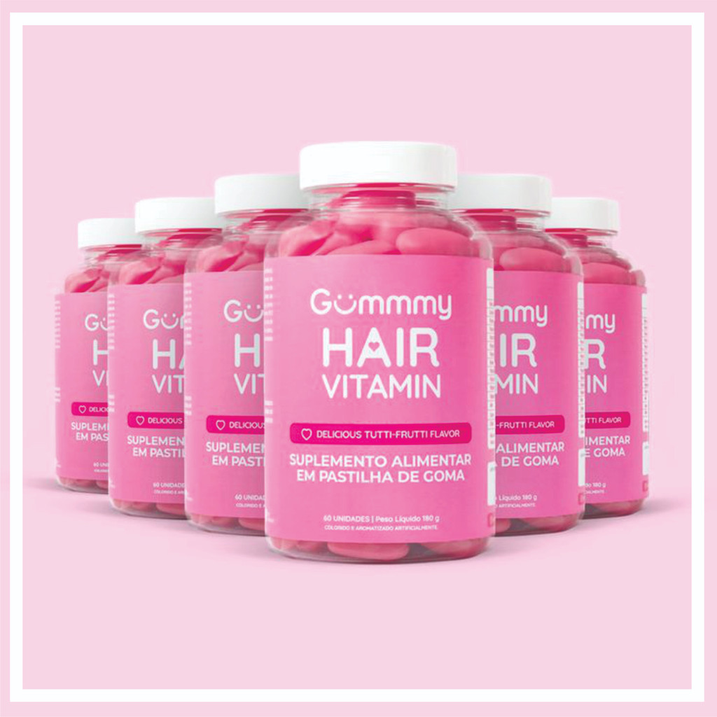 Suplemento Gummy Hair Sabores Com 60 Gomas Cabelo Unha E Pele Original Shopee Brasil