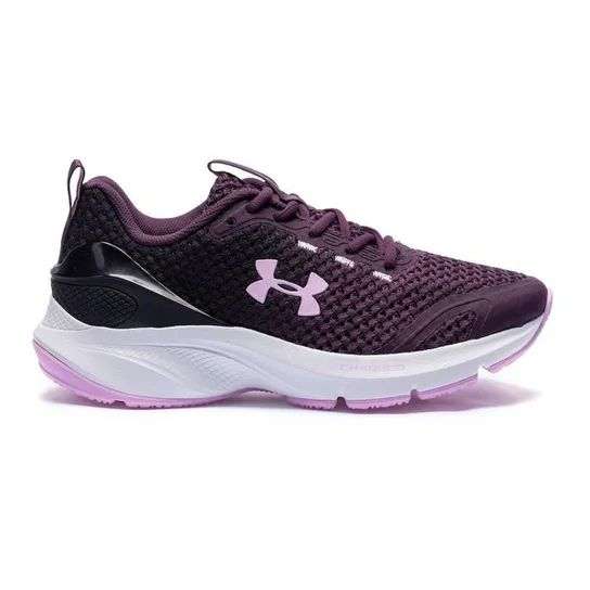 Usado - Tênis feminino Under Armour Charged Prompt - Roxo e rosa 40