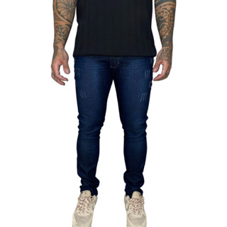 Calça Jeans Masculina Skinny Power Tradicional Com Elastano