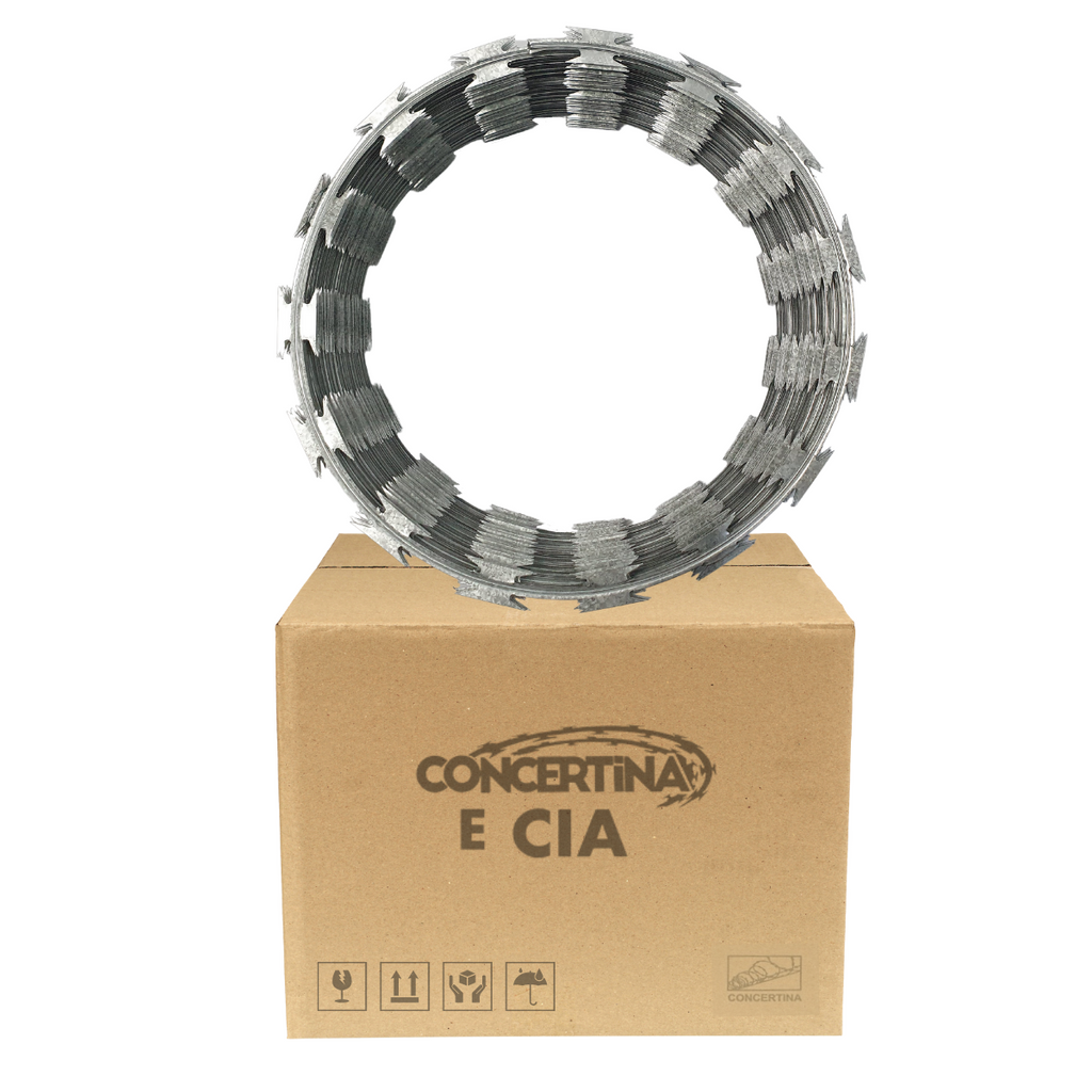 Concertina 45 Cm Rolo Para 10 Metros De Instalação (MELHOR PREÇO ...