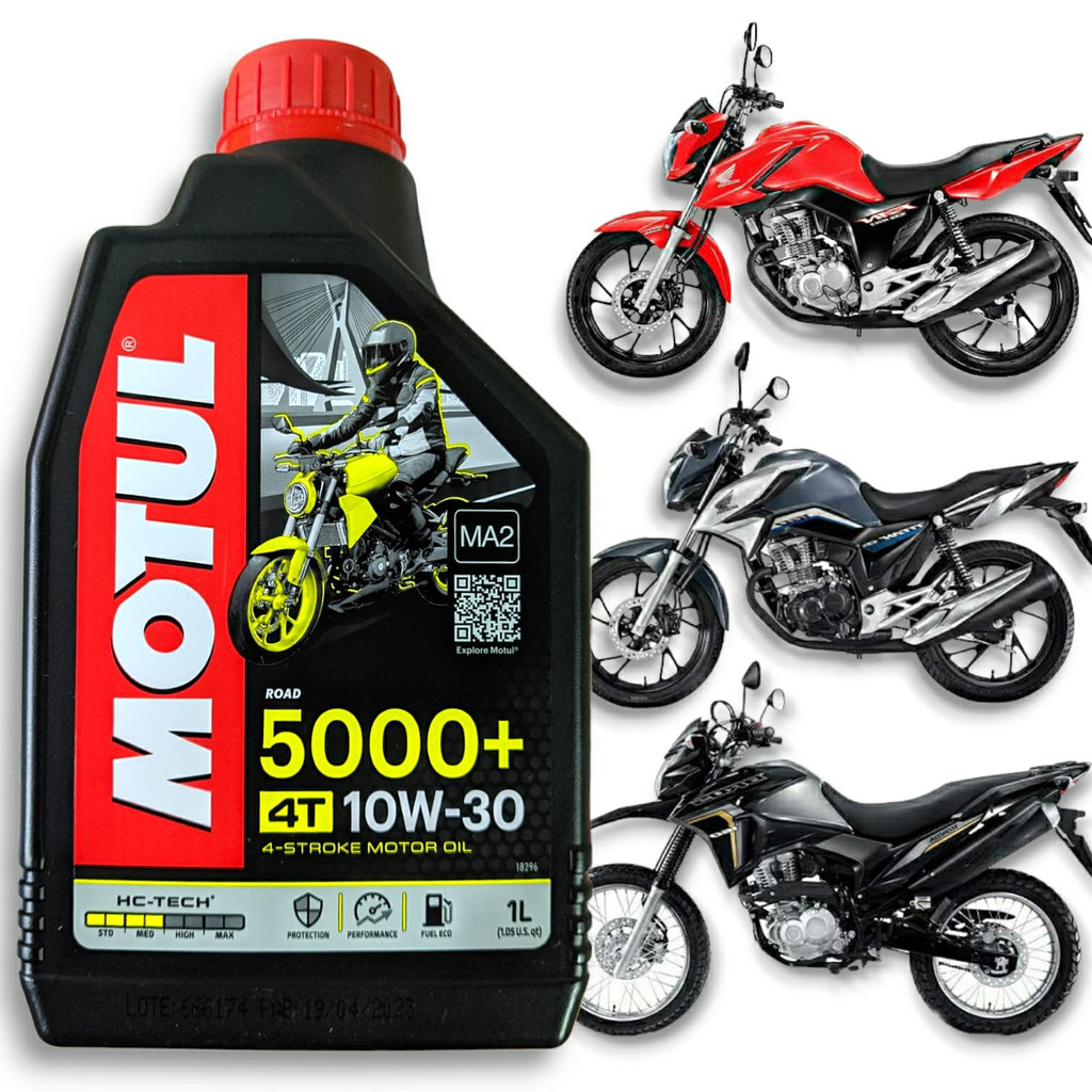 Óleo Moto Motul 5000 10w-30 4t -- Motul 5000 titan 160 fan 160 bros 160 ...