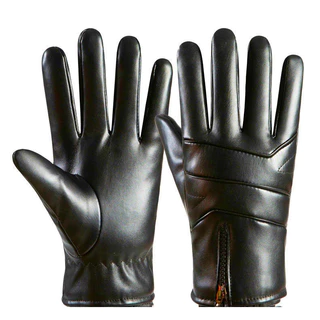 Luvas de Motoqueiro Forrada Frio Inverno Motoboy Couro Sintético