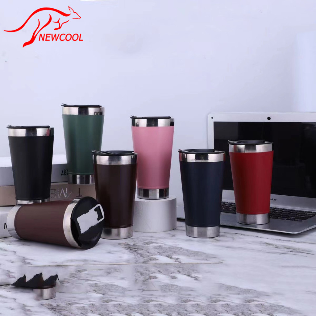 Copo Térmico BRASIL com abridor e tampa (pronto entrega ) em Oferta na Shopee