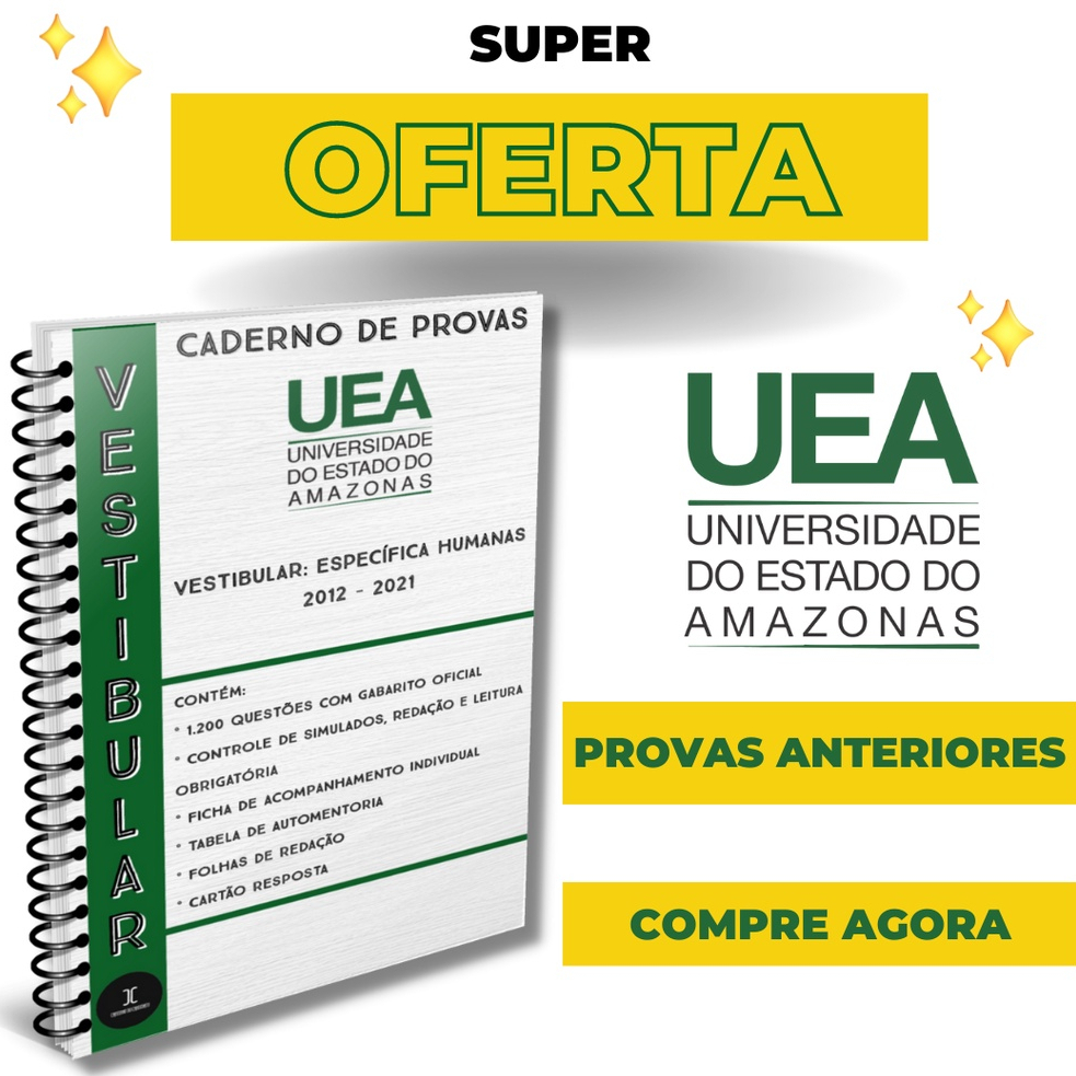 UEA 2022/2023: confira o gabarito da prova de conhecimentos gerais