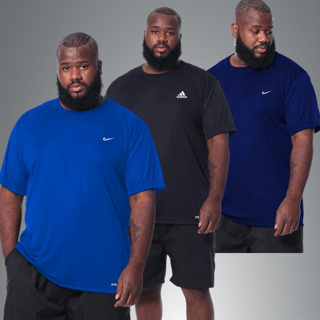 KIT 3 Camiseta Plus Size Dry Fit Respirável Esporte Ultra Fit Confort Camiseta