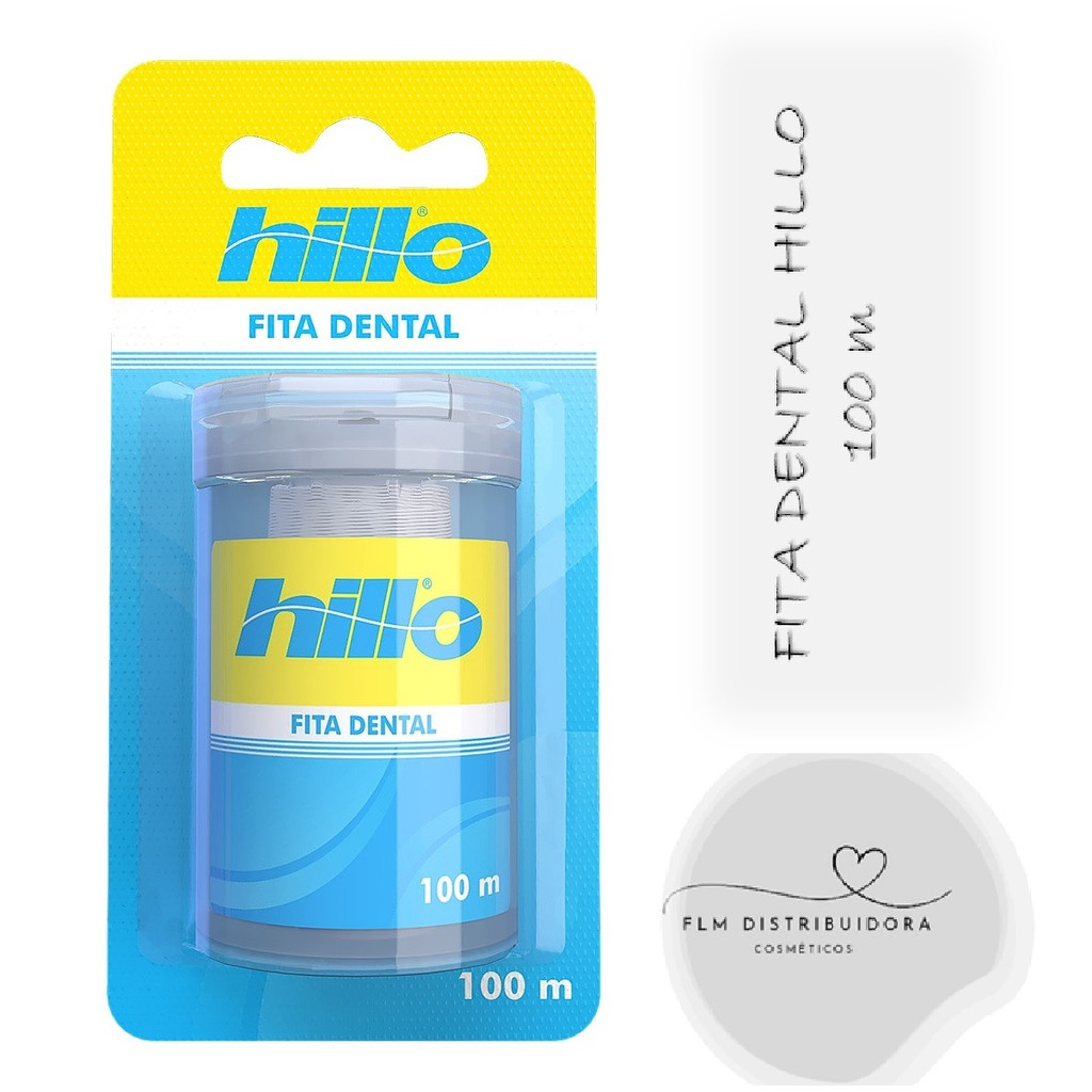 CAIXA com 12 un Fita Dental Hillo 125M | Shopee Brasil