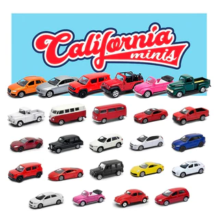 Miniatura Carros Califórnia Minis 7cm 1:64 (Vendido Separadamente, valor por unidade)