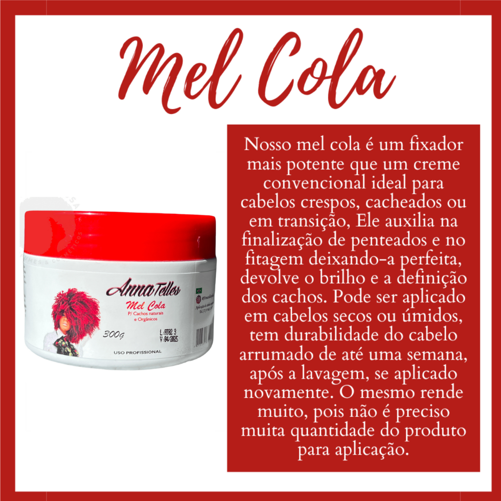 Mel Cola Anna Telles Para Fixar Cachos Melhor Finalizador Shopee Brasil