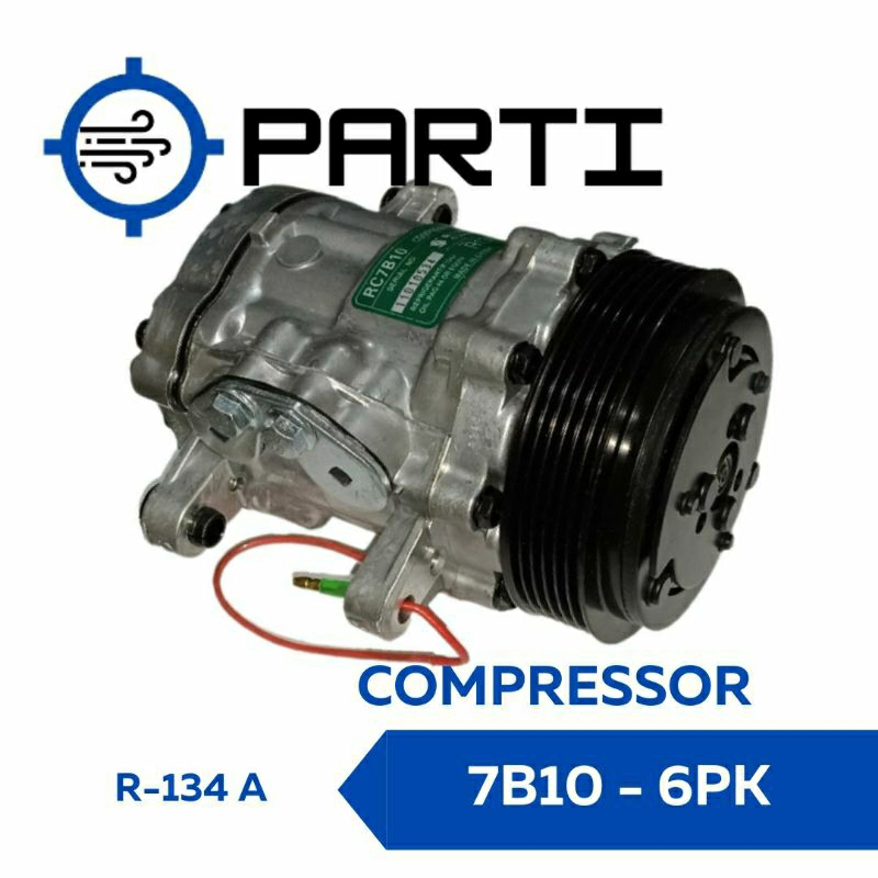 Compressor Modelo 7B10 6PK R-134a | Shopee Brasil