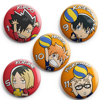 Bottons Anime Haikyuu!!! Anime Japonês Botton Yaoi Vôlei Haikyuu Broche Pin