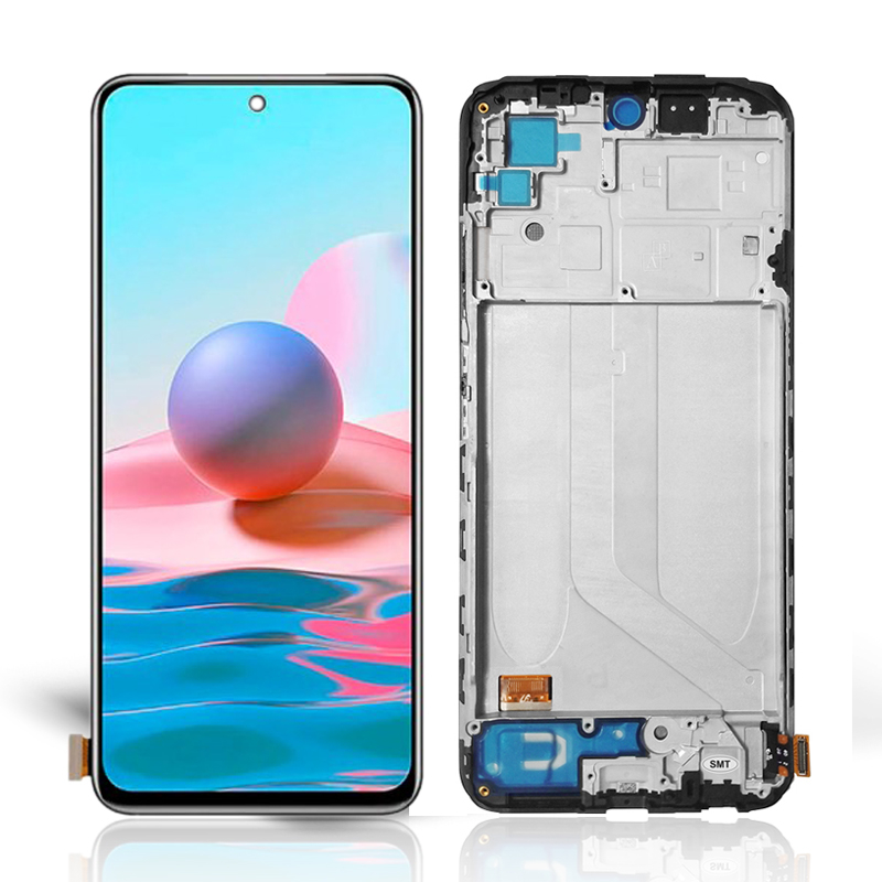 Custodia Per Redmi Note 10 4G/10S In Silicone TPU Rosa Chiaro + Pellicola Vetro Temperato Inclusa