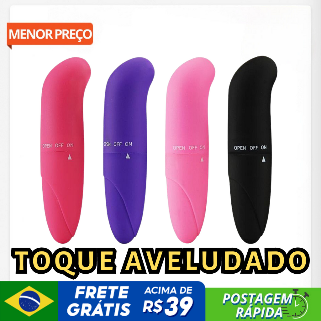 Vibrador Feminino Ponto G aveludado Sem Fio revenda sexshop