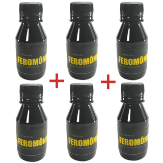 6 x Feromônio Liquido Frasco 100ml - Para todo tipo de Peixe - Pesca De Inverno - Original da Lambari
