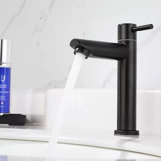Torneira Inox Sus304 Bacia Do Banheiro Único Água Fria Torneira Reta Pilar 11677