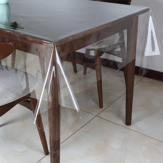 Toalha De Mesa Plastico Transparente Impermeável 2,00 X1,40m
