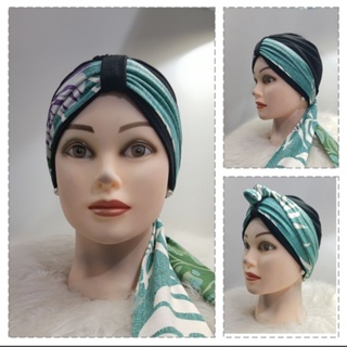 Esquirla 4 Peças Masculino Turbante Quimio Boné Durag Gorro para