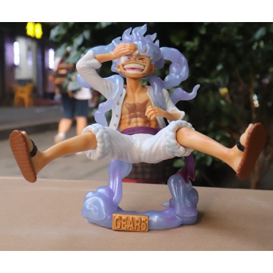 Anime One Piece Figura Luffy Gear 5 Action Figure Sol Deus Nika PVC Ação Figurino Modelo Estátua Colecionável Boneca Brinquedos