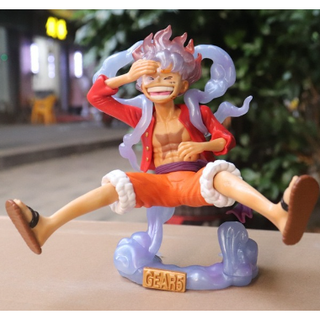 Luffy Gear 5 Red, Action Figure Colecionável, One Piece