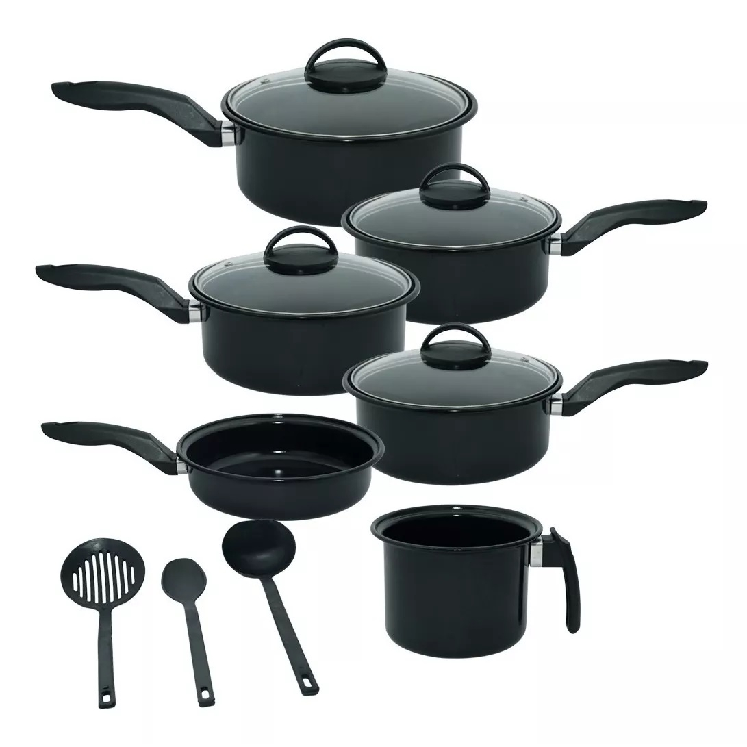 Jogo De Panelas 9 Peças Cerâmica Royale Indução Cooktop gás