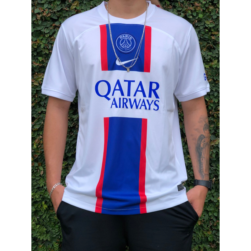 22/23 Novo Camisa De Futebol Paris Saint-Germain Branca Com Meia Zíper Manga  Longa Jaqueta De Treino Conjuntos PSG Uniforme De Time - Escorrega o Preço