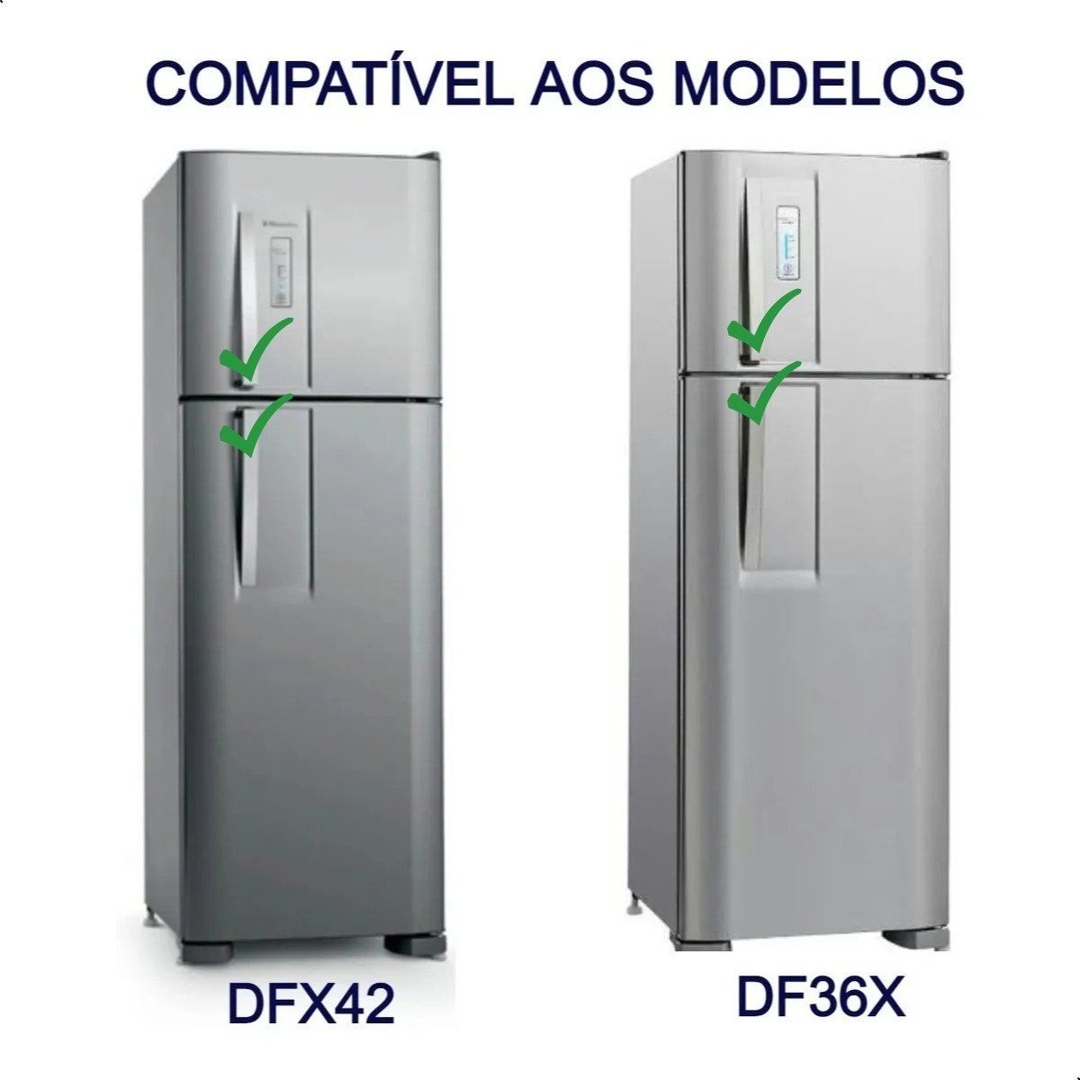 Suporte do Puxador da Porta Geladeira Electrolux Dfx42 Df36x