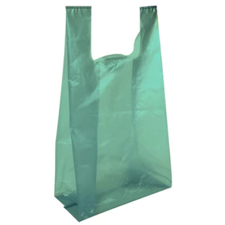 Sacola Plástica Verde Reciclada 5Kg Resistente
