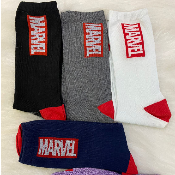 Meia Masculina MARVEL Cano Longo