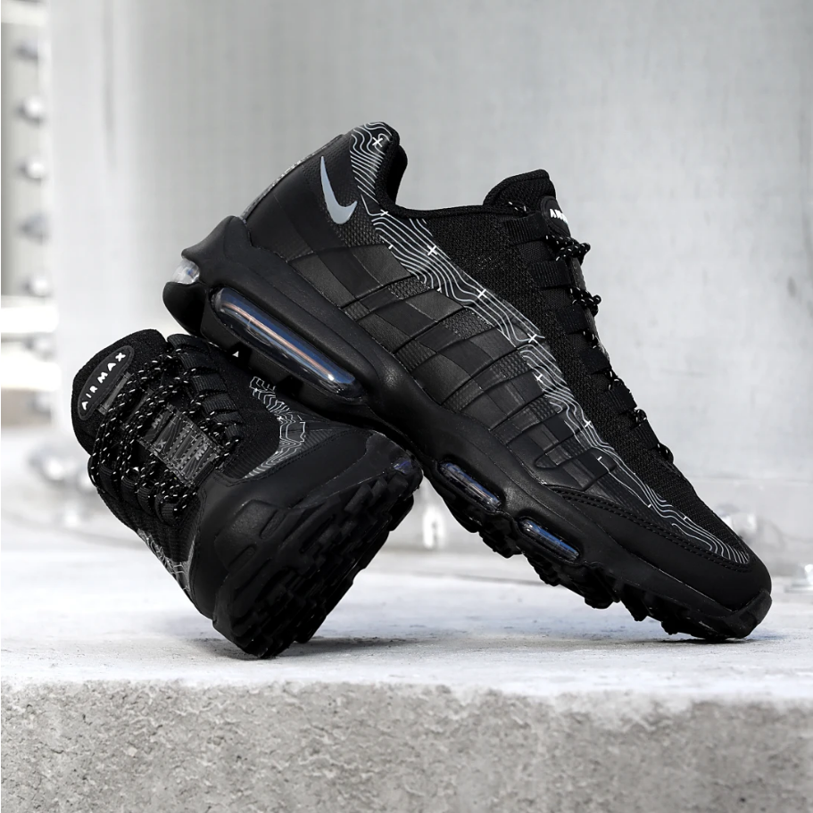 Tenis Nike Air Max 95 Bolha Masculino Feminino Preto Casual Bolha ...