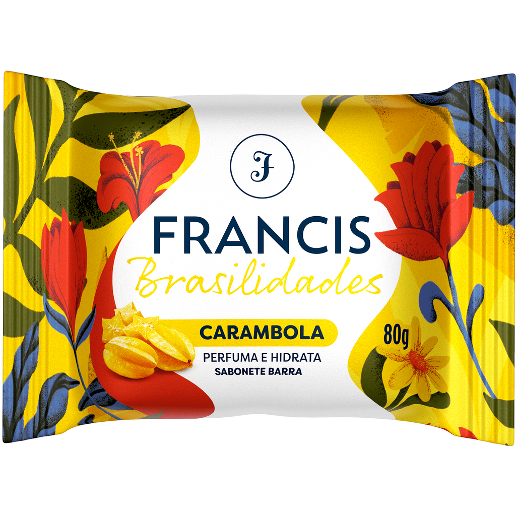 Sabonete Em Barra Francis Brasilidades Carambola 80g | Shopee Brasil