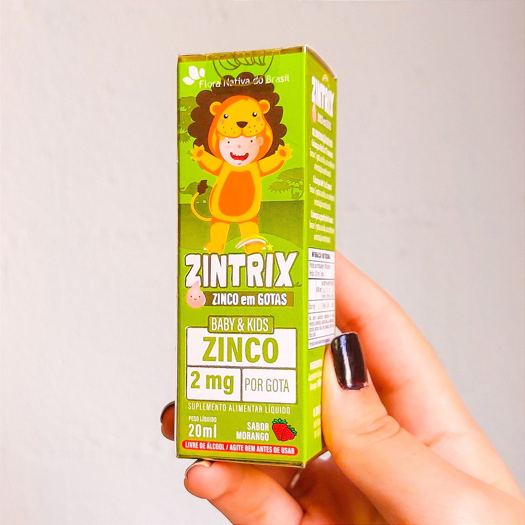 ZINTRIX KIDS Suplemento Infantil de Zinco (Zinco 2mg/gota) 20ml Sabor ...