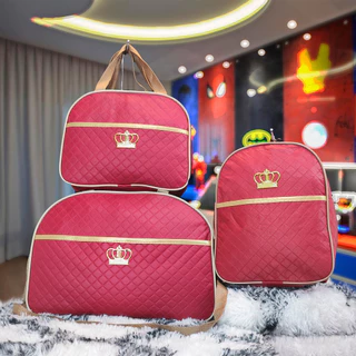 Kit Bolsa Maternidade 3 Peças: Mala Grande, Mala Média e Mochila | Bolsa de Bebe de Qualidade