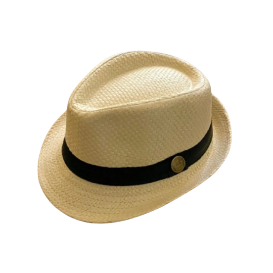 Chapéu Panamá Malandro Carioca Palha/Paper Adulto Feminino/Masculino Cores
